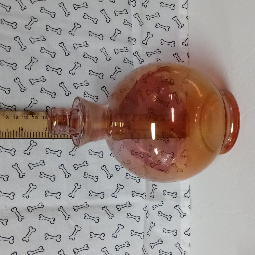 VTG Pink Decanter with 3 glasses - Picture 7 of 8